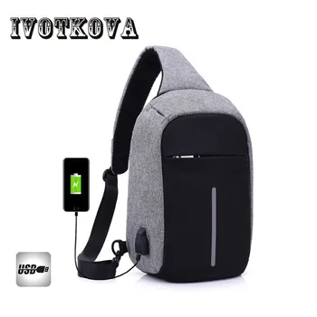 IVOTKOVA Men Casual Chest Shoulder Bag Desinger Men Women Crossbody Bag with USB Port Sling Pocket Handbag Travel Messenger Bag
IVOTKOVA Men Casual Chest Shoulder Bag Desinger Men Women Crossbody Bag with USB Port Sling Pocket Handbag Travel Messenger Bag