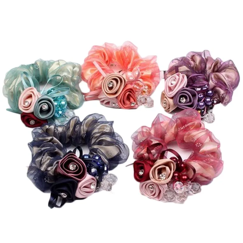 1PCS fashion lace flower elastic hair band for women hairband hair ties rope with crystal scrunchies floral Hair Accessories
1PCS fashion lace flower elastic hair band for women hairband hair ties rope with crystal scrunchies floral Hair Accessories