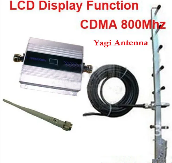 LCD display Repeater CDMA GSM 850MHz Signal Repeater Booster 10m Cable+Antenna +13dbi 9 units Yagi Antenna gsm repeater
LCD display Repeater CDMA GSM 850MHz Signal Repeater Booster 10m Cable+Antenna +13dbi 9 units Yagi Antenna gsm repeater