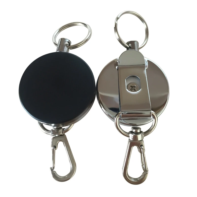 Metal Easy Pull Buckle High Rebound Telescopic Wire Rope Key Ring Anti-lost Anti-theft Retractable Recoil EDC Outdoor tools
Metal Easy Pull Buckle High Rebound Telescopic Wire Rope Key Ring Anti-lost Anti-theft Retractable Recoil EDC Outdoor tools