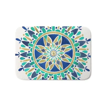 Mandala Gold & Turquoise Bath Mat Pattern Fleece Rug Anti-Slip Doormat Home Decor
Mandala Gold & Turquoise Bath Mat Pattern Fleece Rug Anti-Slip Doormat Home Decor