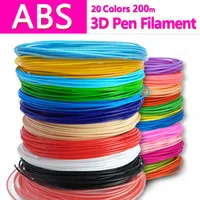 pen 3d printer abs filament pla 1.75mm 3d plastic filament abs 3d pen pla plastic 20 colors abs 1.75 No pollution image
