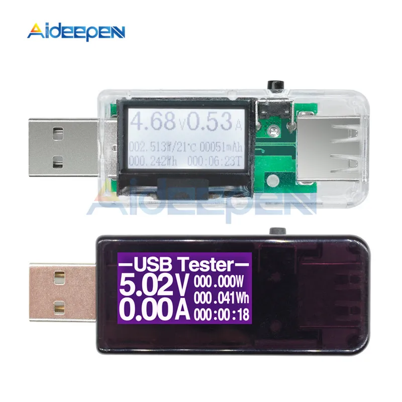 7 in 1 USB Charger Tester LCD Digital Voltmeter Thermometer Ammeter Wattmeter Timer Power Capacity Temperature Voltage Meter
7 in 1 USB Charger Tester LCD Digital Voltmeter Thermometer Ammeter Wattmeter Timer Power Capacity Temperature Voltage Meter