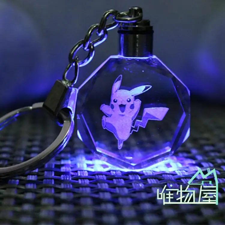 COSANER LED Key Chain Pikachu Pokimon colorful Crystal Keychain Puffy Pokimon Keychain Colorful Pendant New
COSANER LED Key Chain Pikachu Pokimon colorful Crystal Keychain Puffy Pokimon Keychain Colorful Pendant New
