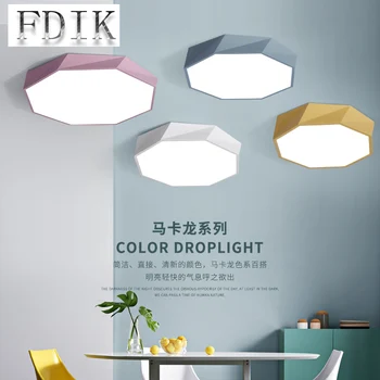 Macaron Colourful Ceiling Lights Minimalist Polygon Tricolor Dimming LED Ceiling lamp Living room Bedroom Study Ultrathin lamps
Macaron Colourful Ceiling Lights Minimalist Polygon Tricolor Dimming LED Ceiling lamp Living room Bedroom Study Ultrathin lamps