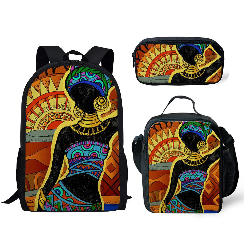 ThiKin 3Pcs/set School Bags for Girls, 2019 Back To School Backpack Kids Bag, African American Black Art Girls Schoolbag
ThiKin 3Pcs/set School Bags for Girls, 2019 Back To School Backpack Kids Bag, African American Black Art Girls Schoolbag