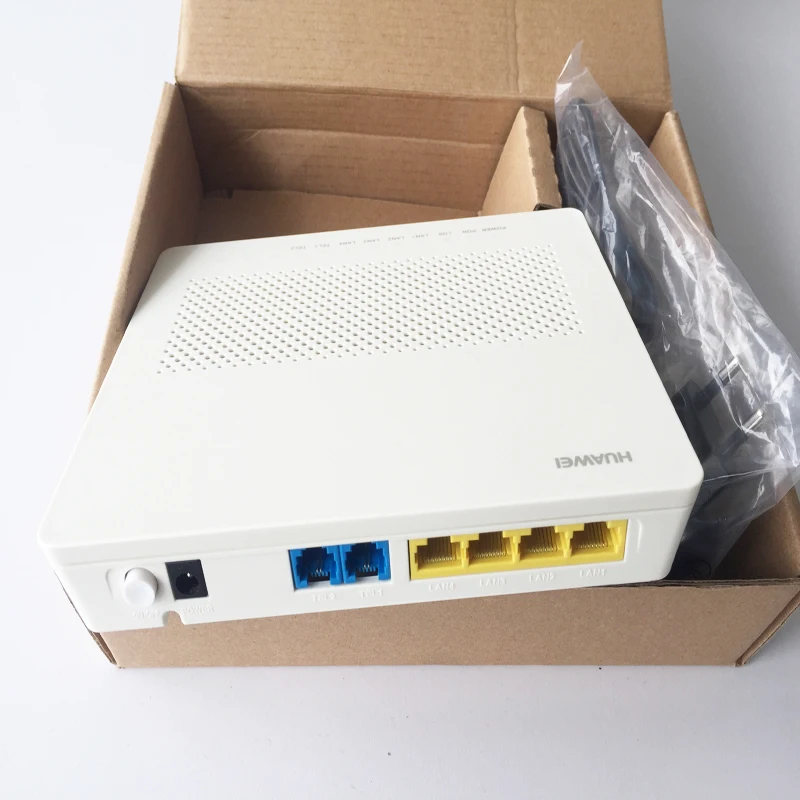 10PCS HUA WEI Echolife HG8240F GPON ONT ONU 4FE+2PORT SIP should be in FTTH FTTB FTTX FTTC optical network access equipment
10PCS HUA WEI Echolife HG8240F GPON ONT ONU 4FE+2PORT SIP should be in FTTH FTTB FTTX FTTC optical network access equipment