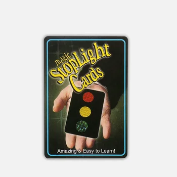 red-green changing card stoplight cards magic cards magic tricks magic props 
red-green changing card stoplight cards magic cards magic tricks magic props