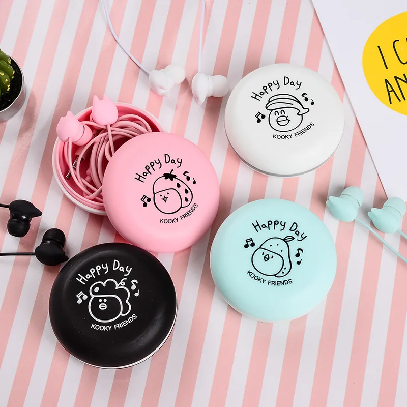 In ear cartoon cute kooky friends wired earphone earbuds with microphone earplugs macaron case for mobile phone MP3 Player
In ear cartoon cute kooky friends wired earphone earbuds with microphone earplugs macaron case for mobile phone MP3 Player