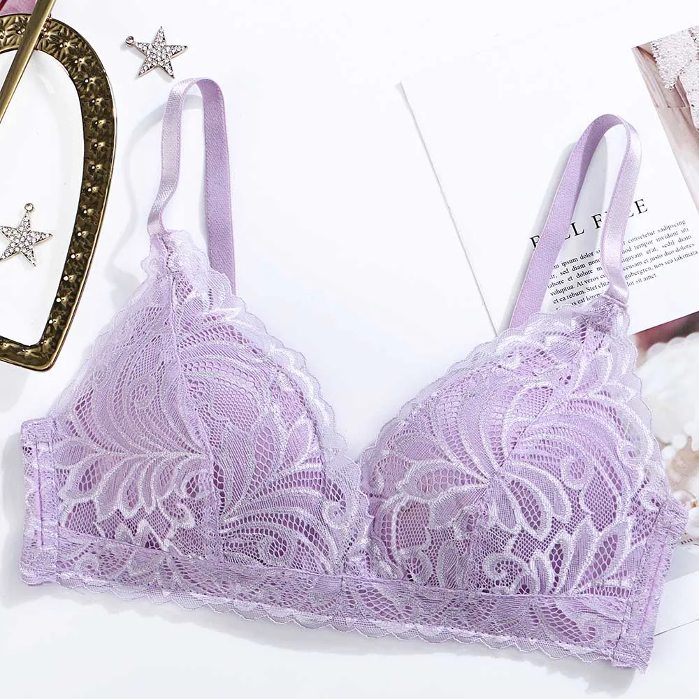 Lace Bras For Women Sexy Wireless Bra Lingerie Push up Bra Padded Brassiere Gorgeous Embroidery Floral Bralette Underwear BH
Lace Bras For Women Sexy Wireless Bra Lingerie Push up Bra Padded Brassiere Gorgeous Embroidery Floral Bralette Underwear BH