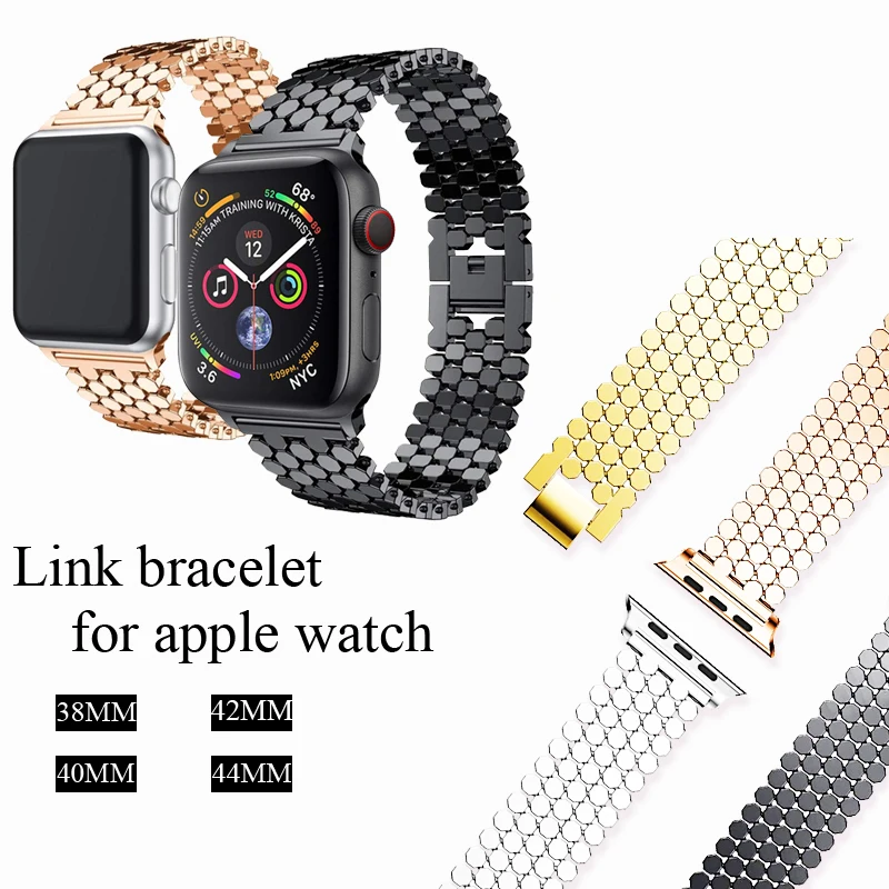 stainless steel strap for apple watch band 42mm 38mm 4/3/2/1 bracelet metal watchband for iwatch 44mm/40mm belt Accessories
stainless steel strap for apple watch band 42mm 38mm 4/3/2/1 bracelet metal watchband for iwatch 44mm/40mm belt Accessories