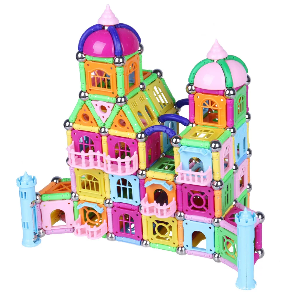 268pcs Magnetic Building Blocks Magnet Bars Metal Balls Magnetic Construction Set Educational Toys for Children Gifts
268pcs Magnetic Building Blocks Magnet Bars Metal Balls Magnetic Construction Set Educational Toys for Children Gifts