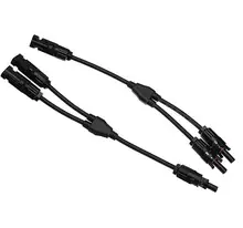 1 par ramo y adaptador conectores solares ip67 impermeável m/m/f e f/f/m para painéis solares cabo conector(China)