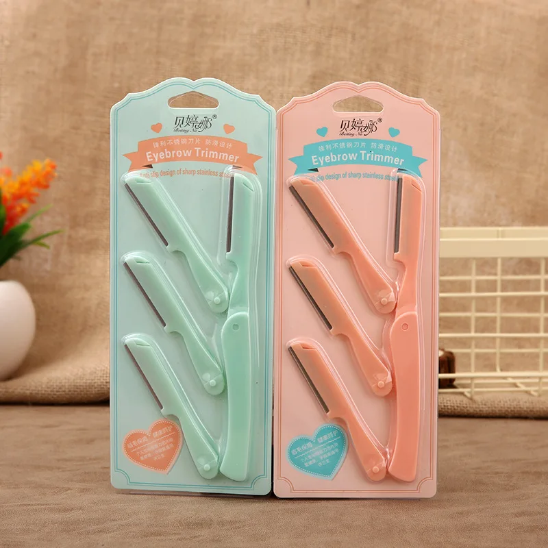 4 Pcs Eyebrow Razor Facial Hair Remover Eyebrow Trimmer Mini Knife Blade Eye Brow Shaping Face Hair Removal Scraper Shaver Tools
4 Pcs Eyebrow Razor Facial Hair Remover Eyebrow Trimmer Mini Knife Blade Eye Brow Shaping Face Hair Removal Scraper Shaver Tools