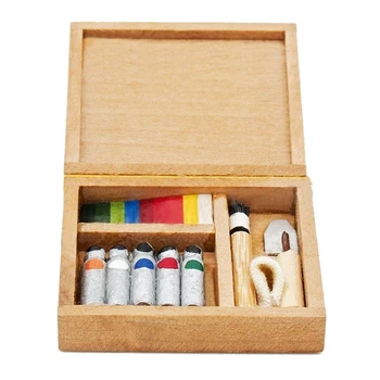 HOT SALE 1:12 Miniature Pigment Box Art Box for Painting Dollhouse Decoration Accessories
HOT SALE 1:12 Miniature Pigment Box Art Box for Painting Dollhouse Decoration Accessories