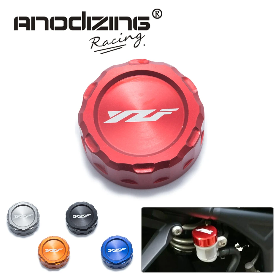 Motorcycle CNC Aluminum Rear Brake Fluid Reservoir Cover Cap For YAMAHA YZF-R1 2009-2015 R6 2006-2014 with YZF LOGO
Motorcycle CNC Aluminum Rear Brake Fluid Reservoir Cover Cap For YAMAHA YZF-R1 2009-2015 R6 2006-2014 with YZF LOGO
