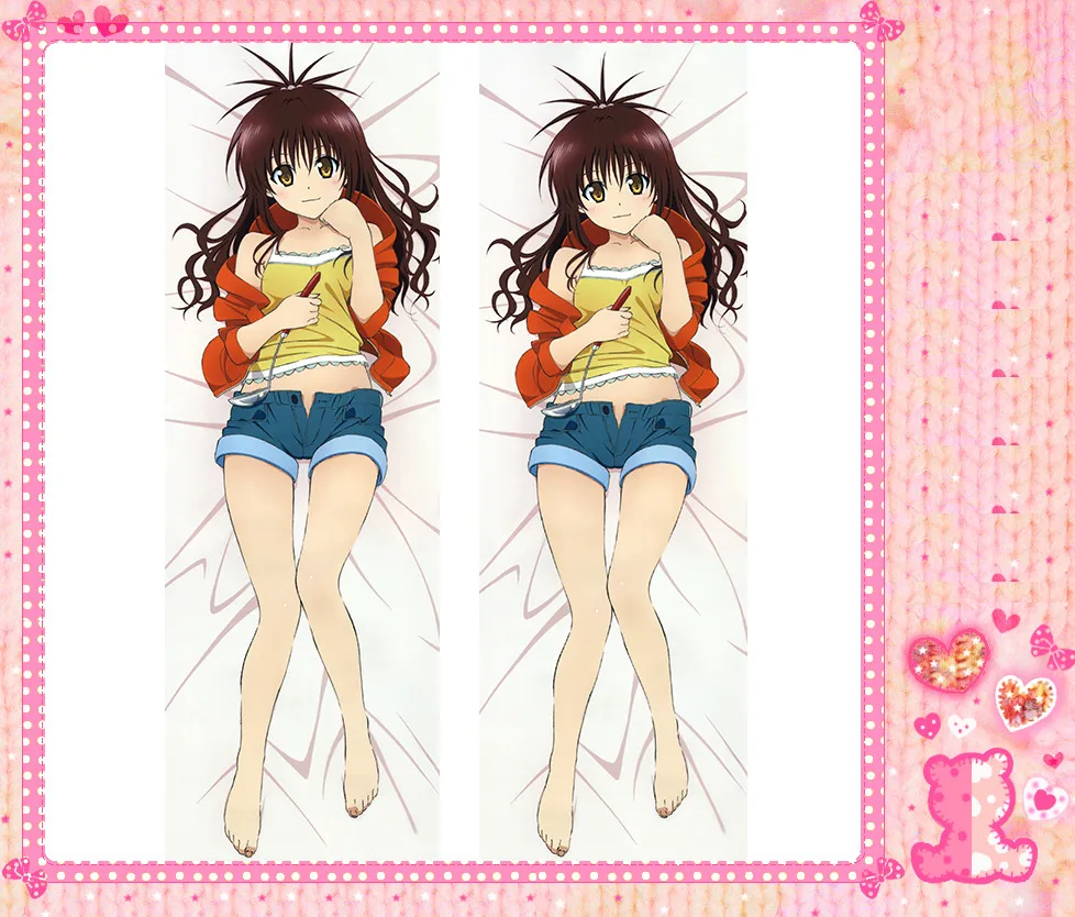 Anime Cartoon To Love Ru Darkness Yuuki Mikan Double Bolster Hugging Pillow Case Cover Pillowcase Peach Skin 2 Way / WT cbn041
Anime Cartoon To Love Ru Darkness Yuuki Mikan Double Bolster Hugging Pillow Case Cover Pillowcase Peach Skin 2 Way / WT cbn041