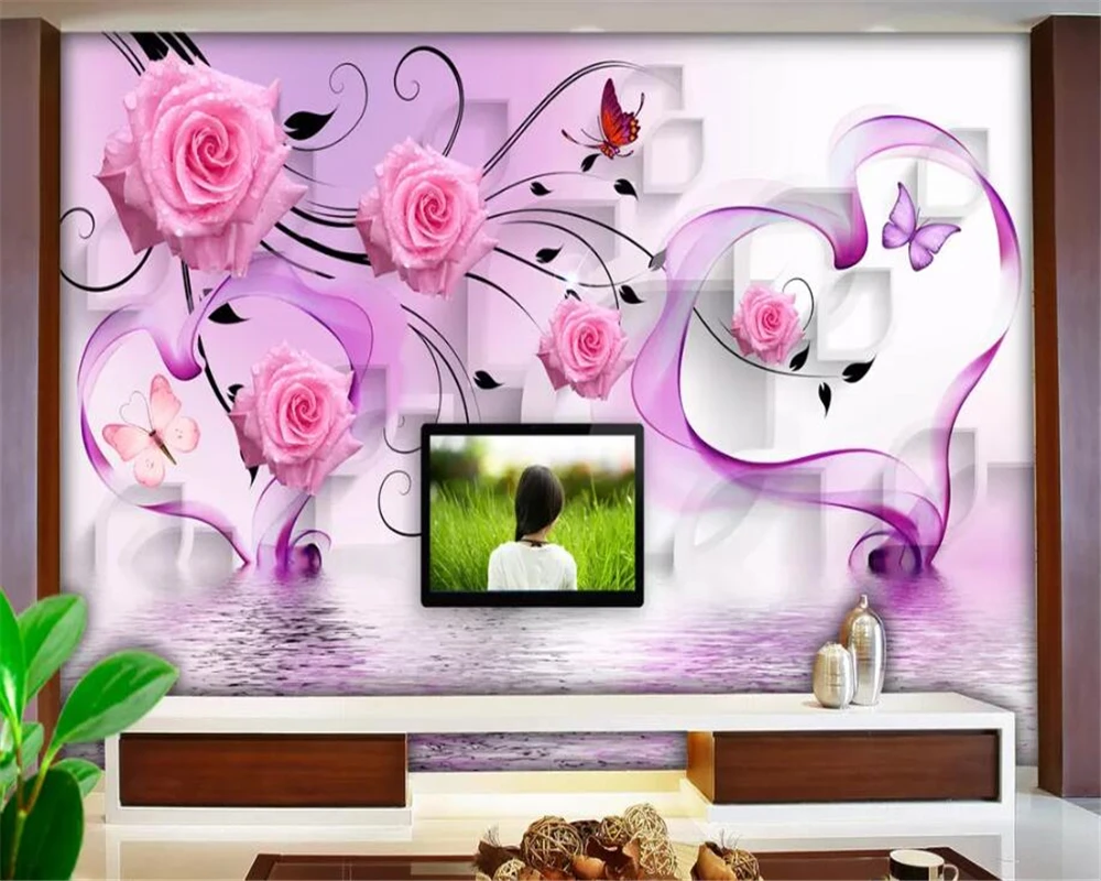beibehang Custom Large Wallpaper Mural 3D Photo Wallpaper Stereo Diamond Dream Rose Heart Background Wall paper papel de parede
beibehang Custom Large Wallpaper Mural 3D Photo Wallpaper Stereo Diamond Dream Rose Heart Background Wall paper papel de parede
