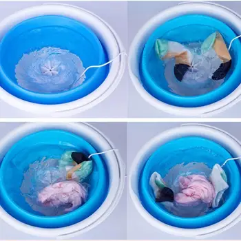 Mini Portable Ultrasonic Turbine Washing Machine Foldable Bucket Type USB Laundry Clothes Washer Cleaner for Home Travel
Mini Portable Ultrasonic Turbine Washing Machine Foldable Bucket Type USB Laundry Clothes Washer Cleaner for Home Travel