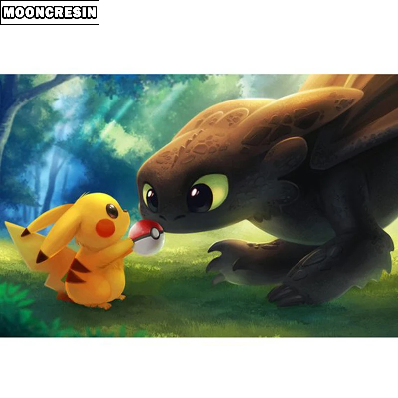3D Diamond Embroidery Cartoon Pikachu Diamond Painting Cross Stitch Pokemon Rhinestone Painting By Numbers Baby Gift Decor Home
3D Diamond Embroidery Cartoon Pikachu Diamond Painting Cross Stitch Pokemon Rhinestone Painting By Numbers Baby Gift Decor Home
