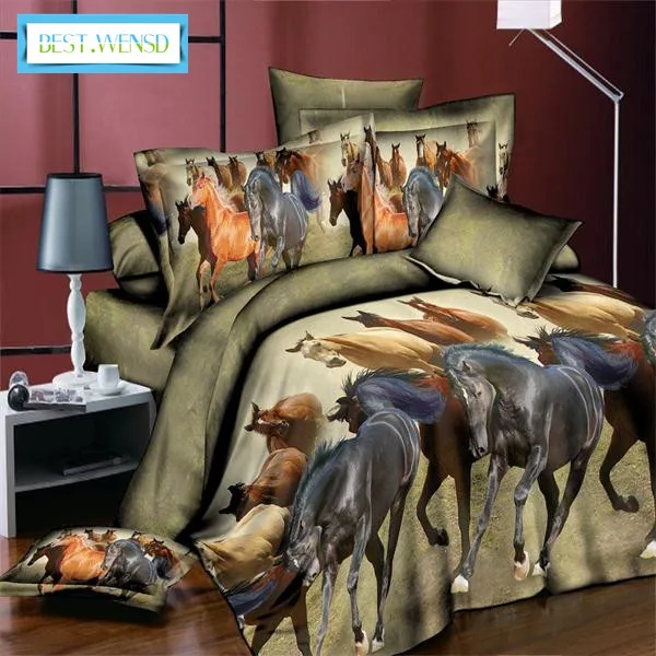 BEST.WENSD luxury Wedding decorativ 3d Jacquard weave Horse king Bedding quilt cover+Bed Sheet +pillow case bedspread colchas
BEST.WENSD luxury Wedding decorativ 3d Jacquard weave Horse king Bedding quilt cover+Bed Sheet +pillow case bedspread colchas