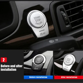 Car styling one button start decorative button switch cover sticker decorative sequins for BMW 5 Series f10 interior auto parts
Car styling one button start decorative button switch cover sticker decorative sequins for BMW 5 Series f10 interior auto parts
