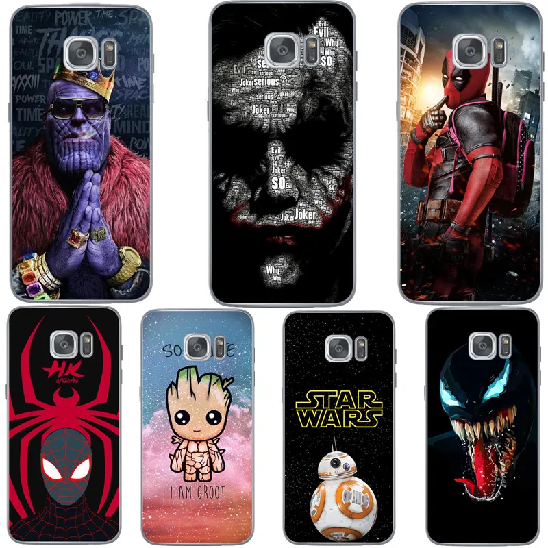 Marvel Avengers Heros Deadpool venom Soft Phone Case For Samsung Galaxy S6 S7 Edge S8 Plus S9 Plus S10 S10Lite S10+ A30 A50 A10
Marvel Avengers Heros Deadpool venom Soft Phone Case For Samsung Galaxy S6 S7 Edge S8 Plus S9 Plus S10 S10Lite S10+ A30 A50 A10