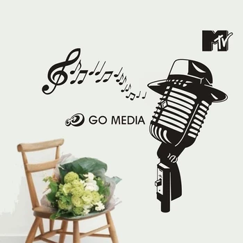 New arrival Microphone Music Wall decal Stickers music bar music classroom personalized wall stickers
New arrival Microphone Music Wall decal Stickers music bar music classroom personalized wall stickers