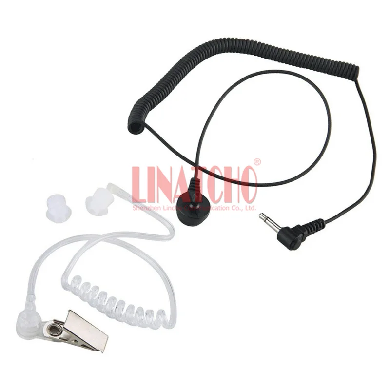 Medium Duty Surveillance Earphone LISTEN ONLY Acoustic Tube 3.5 mm Connector | Мобильные телефоны и аксессуары