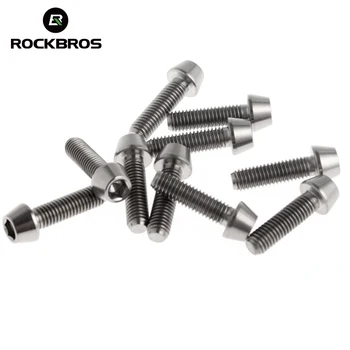 ROCKBROS Cycling Bike Bicycle Titanium Ti Bolt Conical Head M5 x 18mm Handlebar Stem Bolts Screws 5pcs/10pcs Bike Bicycle Part
ROCKBROS Cycling Bike Bicycle Titanium Ti Bolt Conical Head M5 x 18mm Handlebar Stem Bolts Screws 5pcs/10pcs Bike Bicycle Part