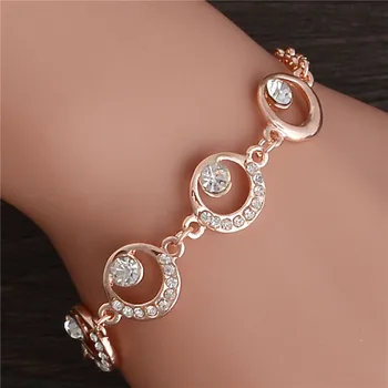 Fashion Gold Color Crystal Charm Bracelet & Bangle For Women Simple Adjustable Bracelets Pulseras Mujer Jewelry Party Gifts
Fashion Gold Color Crystal Charm Bracelet & Bangle For Women Simple Adjustable Bracelets Pulseras Mujer Jewelry Party Gifts
