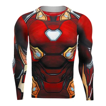 Raglan Sleeve Avengers 4 Iron Man 3D Printed T shirts Men Compression Shirts 2018 Tops For Male BodyBuilding Clothing
Raglan Sleeve Avengers 4 Iron Man 3D Printed T shirts Men Compression Shirts 2018 Tops For Male BodyBuilding Clothing