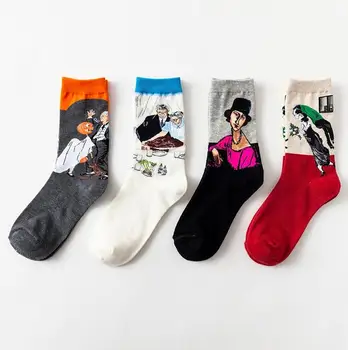 2018 Spring and Autumn Retro Character Couple Lady Father Grandfather Cotton Socks Personality Men's Socks
2018 Spring and Autumn Retro Character Couple Lady Father Grandfather Cotton Socks Personality Men's Socks