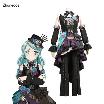 

Zhomecos Amine BanG Dream Roselia Neo-Aspect Hikawa Sayo Cosplay Costume Long Dress Full Set Costumes Cosplay