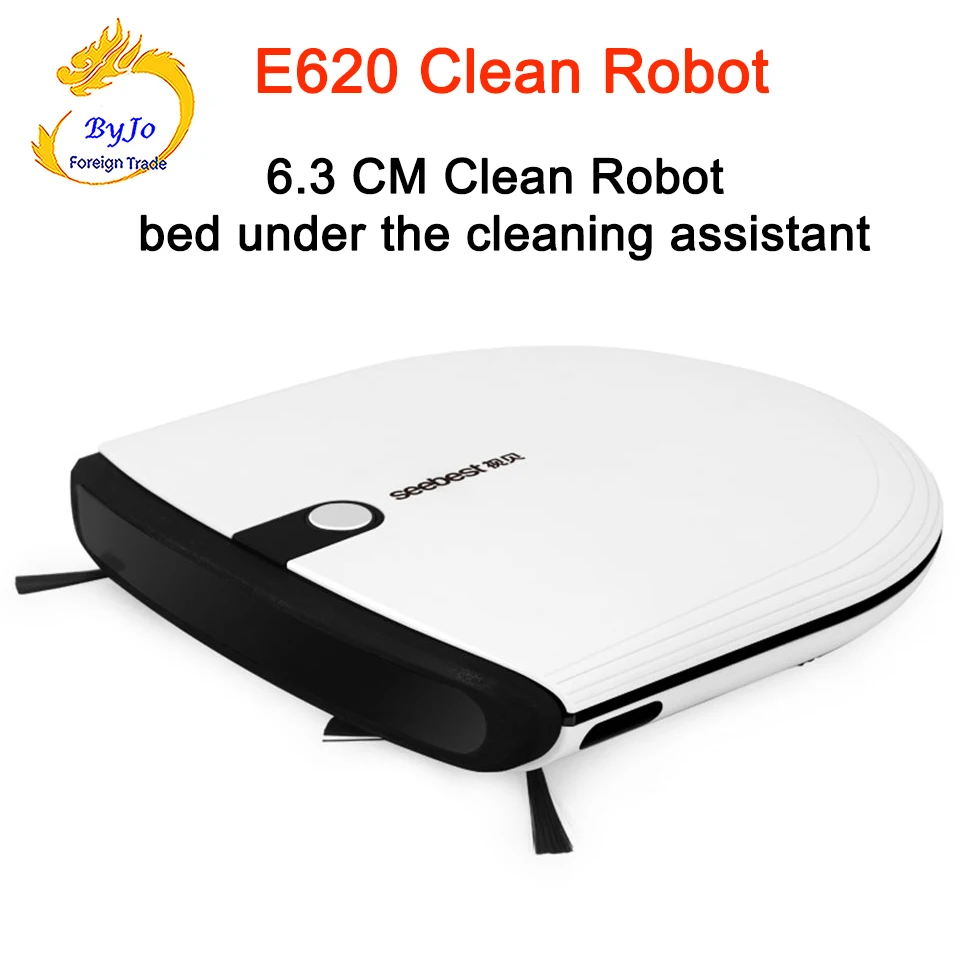 Wireless Smart Remote Clean Robot with 2 Side Brush and Big Suction Power Sweep Robot Seebest E620 MOMO 3.0 2 hours Smart
Wireless Smart Remote Clean Robot with 2 Side Brush and Big Suction Power Sweep Robot Seebest E620 MOMO 3.0 2 hours Smart