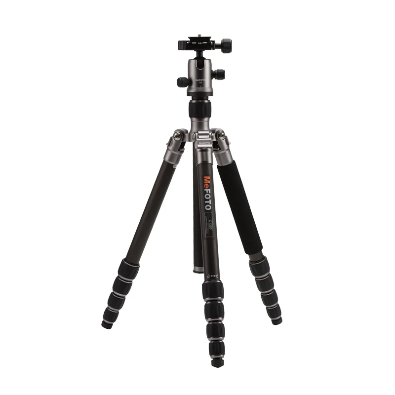 

MeFOTO C1350Q1 Metallic Colors Carbon Fiber Tripod For Camera Travel Monopod Tripods Dslr Extendable Up to 61.6" Tripode