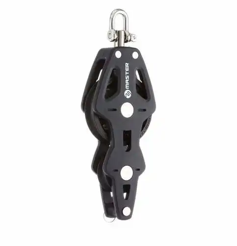 Sailboat Hardware 35mm 1 3/8" Single Swivel Shackle Fiddle Becket Plain Bearing Block Master BP-3520F
Sailboat Hardware 35mm 1 3/8" Single Swivel Shackle Fiddle Becket Plain Bearing Block Master BP-3520F