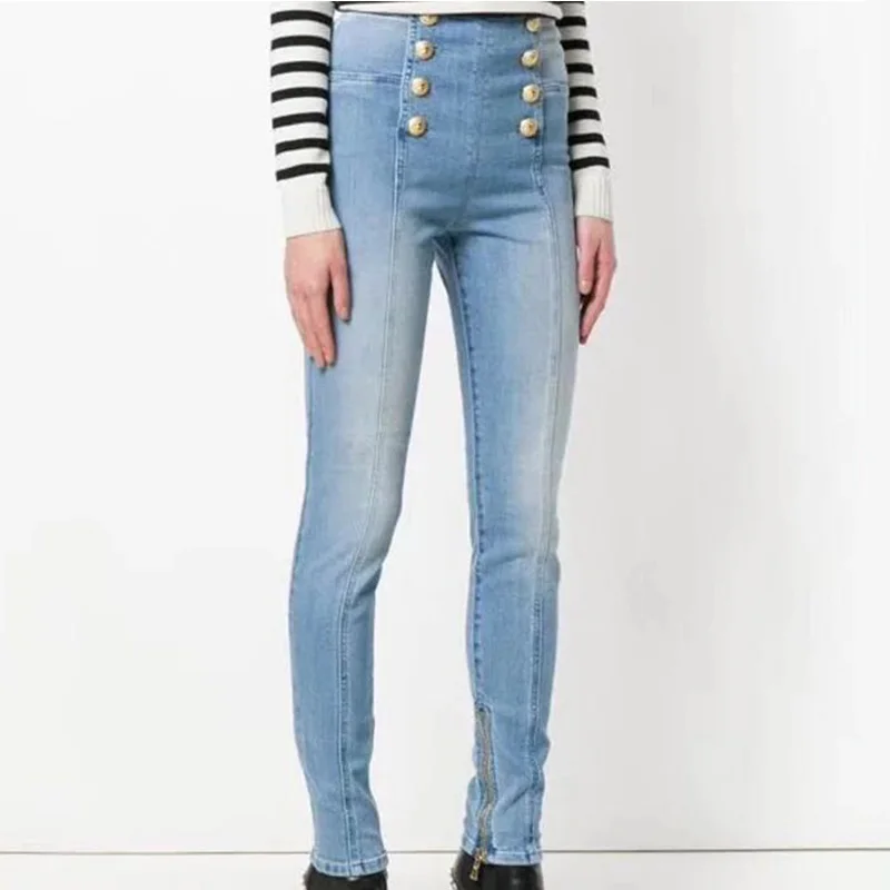 Designing Style High Quality All-match Wash Distressed Buttons Zipper Fly Casual Jeans Pants Skinny Pencil Denim Pants
Designing Style High Quality All-match Wash Distressed Buttons Zipper Fly Casual Jeans Pants Skinny Pencil Denim Pants