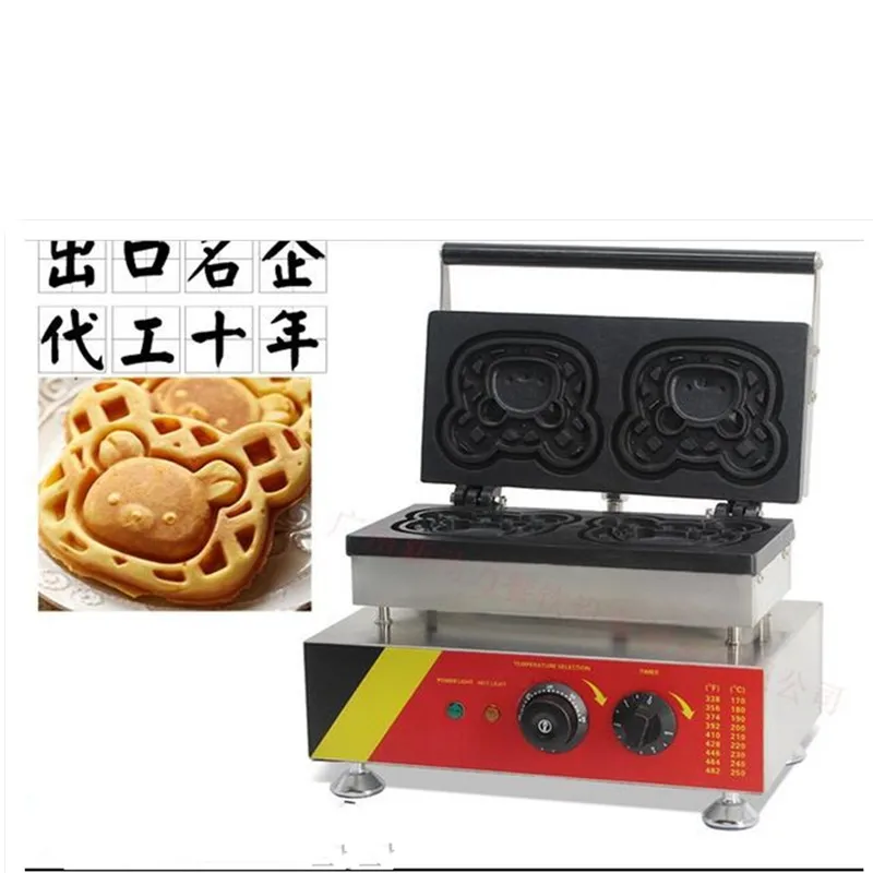 110V/220V Commercial Electric Waffle Maker Cartoon Shaped Waffle Machine Non-stick 2pcs Free Shipping
110V/220V Commercial Electric Waffle Maker Cartoon Shaped Waffle Machine Non-stick 2pcs Free Shipping