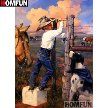 HOMFUN Full Square/Round Drill 5D DIY Diamond Painting "Boy and dog" 3D Embroidery Cross Stitch 5D Home Decor A15147
HOMFUN Full Square/Round Drill 5D DIY Diamond Painting "Boy and dog" 3D Embroidery Cross Stitch 5D Home Decor A15147
