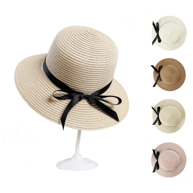 Hot 2019 New Summer Lady Black Bow Ribbon Foldable Outdoor Sun Hat Straw Solid Color Straw Hat
Hot 2019 New Summer Lady Black Bow Ribbon Foldable Outdoor Sun Hat Straw Solid Color Straw Hat