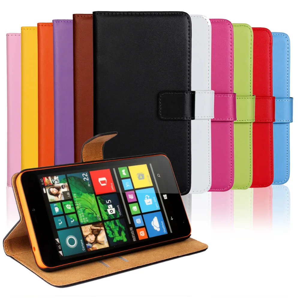 

For Coque Microsoft Lumia 640 XL 5.7 inch Flip Leather Case Cover Funda Capa SmartPhone Cases Etui Genuine Wallet Accessory Bags