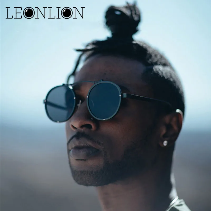Leonlion 2018 Gothic Steampunk Sunglasses Women/Men Brand Designer Metal Round Shades Sun Glasses Men Punk Glasses UV400
Leonlion 2018 Gothic Steampunk Sunglasses Women/Men Brand Designer Metal Round Shades Sun Glasses Men Punk Glasses UV400