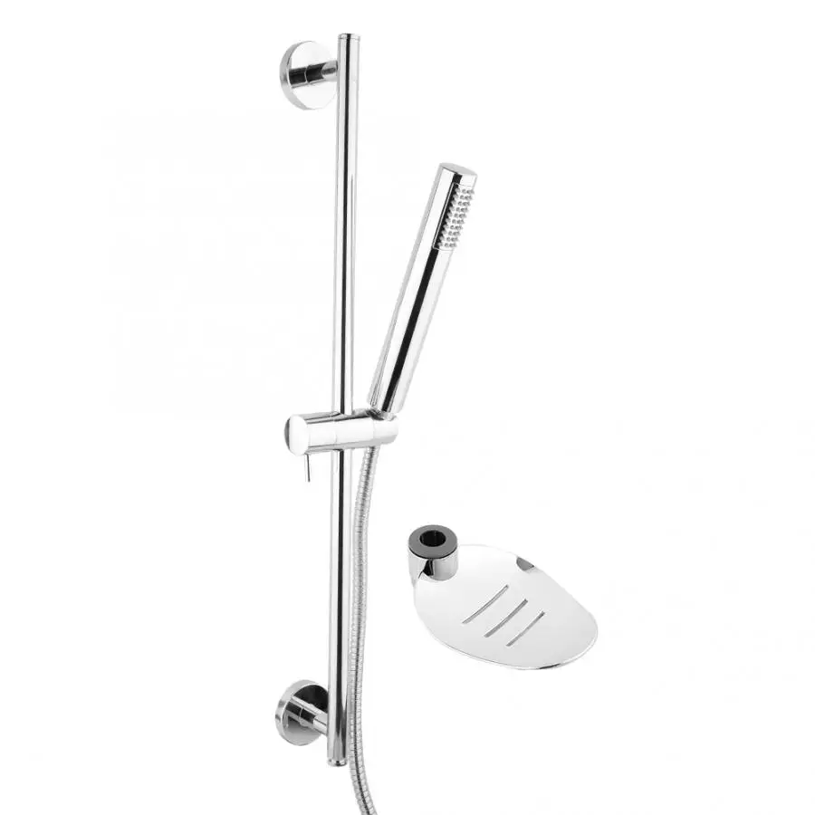 Supercharging Chroming Handheld Shower Head Gun Kit Slide Bar Wall Mounted Stainless Steel Sliding Rail Rod set
Supercharging Chroming Handheld Shower Head Gun Kit Slide Bar Wall Mounted Stainless Steel Sliding Rail Rod set
