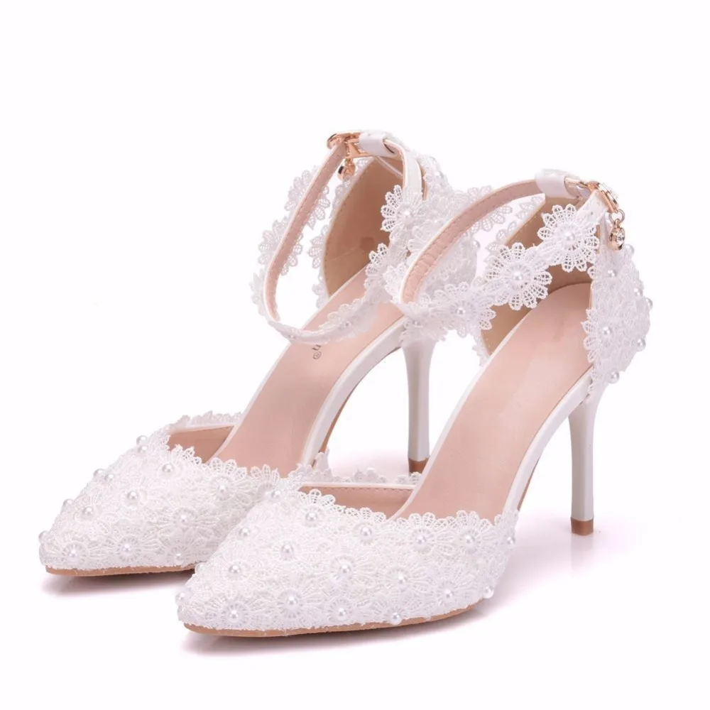 Women Sexy High Heels Sandals 2019 Summer Thick Heel Wedding Shoes Woman Pointed Toe Lace Sandal Female Bride Shoes Footwear
Women Sexy High Heels Sandals 2019 Summer Thick Heel Wedding Shoes Woman Pointed Toe Lace Sandal Female Bride Shoes Footwear