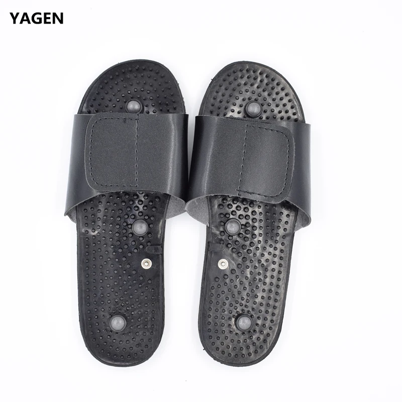 New Electrode Massage Slippers Suit for Tens Acupuncture Therapy Massager Machine Physiotherapy Body Foot Relaxing Black Rubber
New Electrode Massage Slippers Suit for Tens Acupuncture Therapy Massager Machine Physiotherapy Body Foot Relaxing Black Rubber