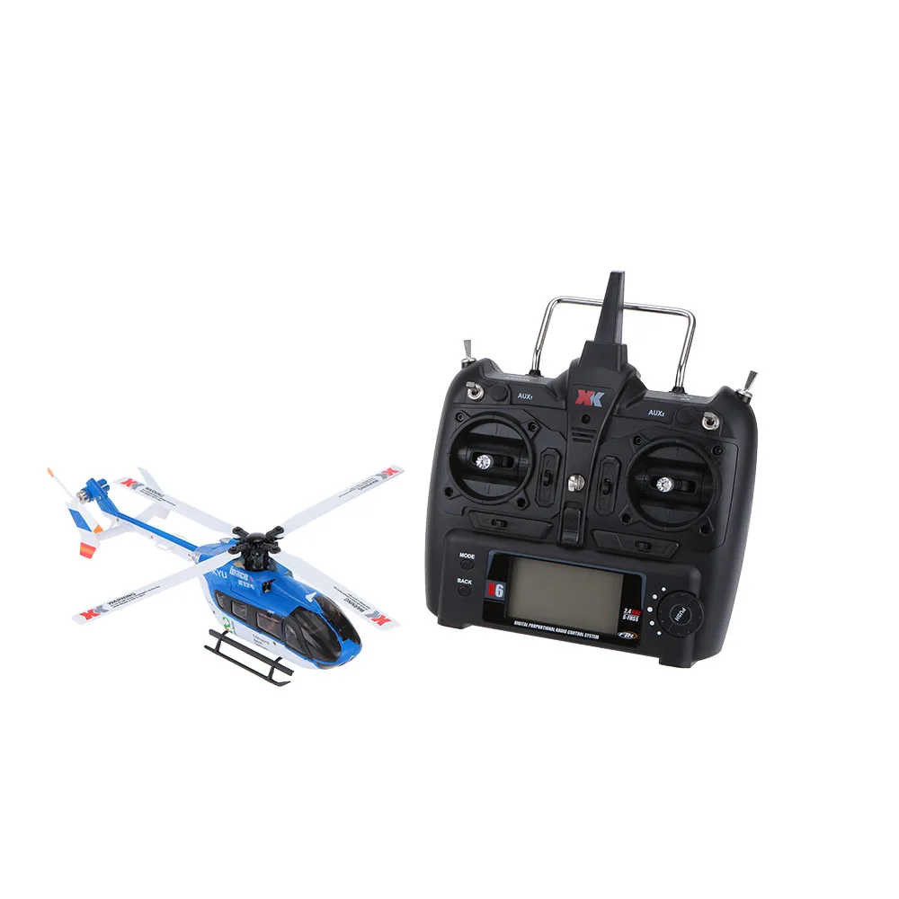 Hot Sell K124 6CH Brushless motor EC145 3D 6G System RC Helicopter RTF Compatible with FUTABA S-FHSS VS K110 K123
Hot Sell K124 6CH Brushless motor EC145 3D 6G System RC Helicopter RTF Compatible with FUTABA S-FHSS VS K110 K123