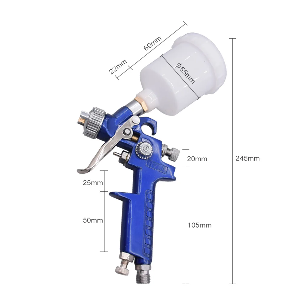 Professional Spray Gun HVLP Mini Paint Airbrush for Painting Cars Art Artistic Nail Manicure Inkjet Tattoo Make Up Cake Spraying
Professional Spray Gun HVLP Mini Paint Airbrush for Painting Cars Art Artistic Nail Manicure Inkjet Tattoo Make Up Cake Spraying
