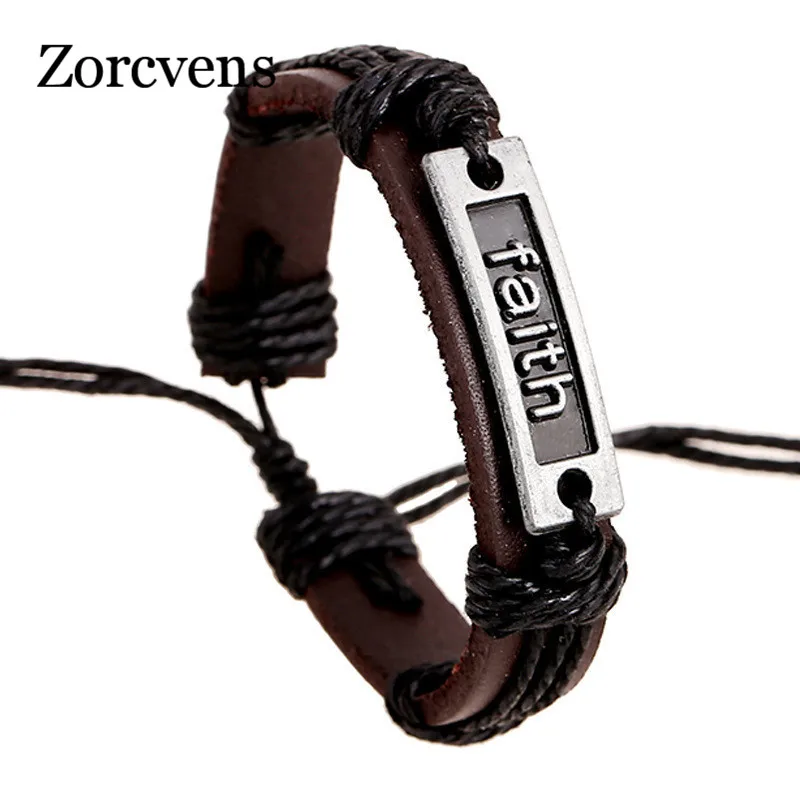 LETAPI Faith Charm Black Rope Leather Bracelets for Male Cuff Bracelet Braclet Women Braslet Men
LETAPI Faith Charm Black Rope Leather Bracelets for Male Cuff Bracelet Braclet Women Braslet Men