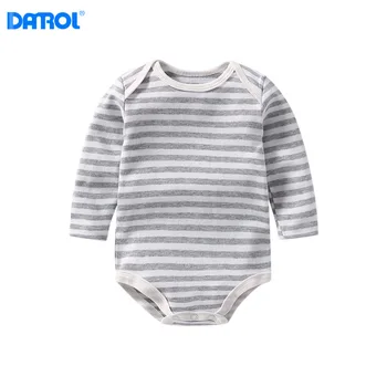 DANROL Baby Boy girls Striped Bodysuits Newborn Long sleeve soft bodysuits Baby Underwear Infant cotton Pajama
DANROL Baby Boy girls Striped Bodysuits Newborn Long sleeve soft bodysuits Baby Underwear Infant cotton Pajama